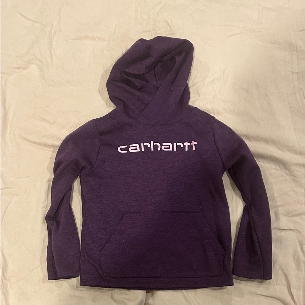 Carhartt Kids Hoodie in Deep Purple